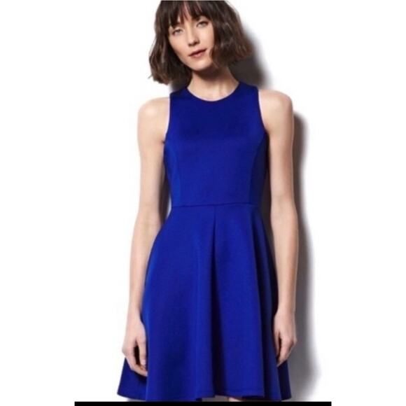 Milly Colbalt Blue‎ Sleeveless A-Line Fit & Flare Dress Size 4 - Picture 1 of 9
